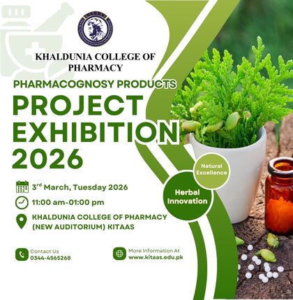 Pharmacognosy Products Project Exhibition 2026
